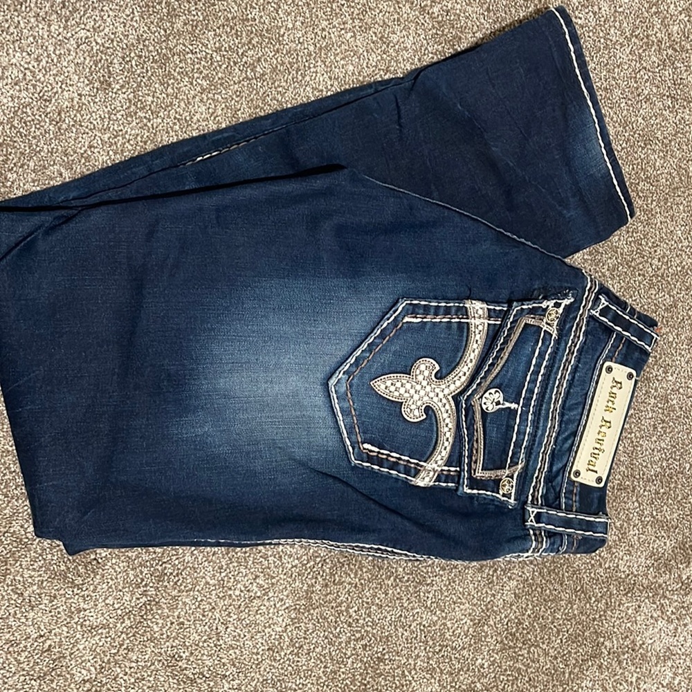 Women’s rock revival jeans size 30 skinny